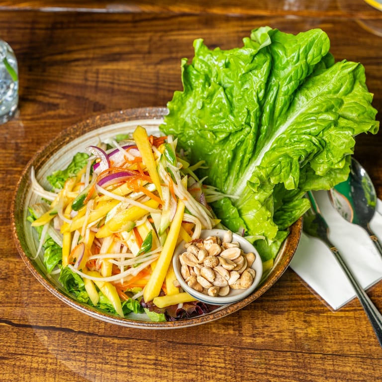Tropical Crunch: A Salad Adventure