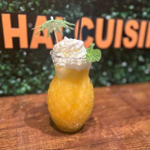 Coconut Mango Frosty.