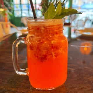 Fresh Strawberry Grapefruit Lemonade